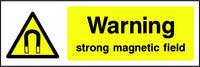 Warning Strong Magnetic Field safety sign