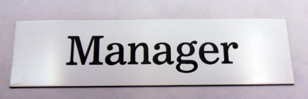 Management Door Sign Engraved Acrylic Laminate Manager Door Sign | SK Signs & Labels