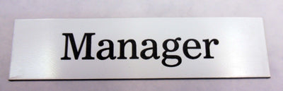 Engraved Acrylic Laminate Manager Door Sign