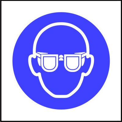 Mandatory Safety Goggles symbol Multi-pack signs