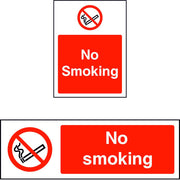 No Smoking sign