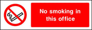 Smoking causes fatal disease sign