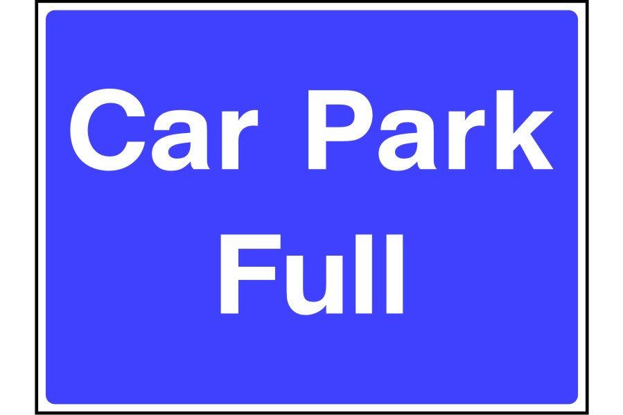 Car Park Full sign