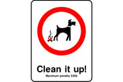 Clean it up penalty sign