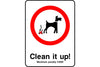 Clean it up penalty sign