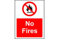 No Fires sign