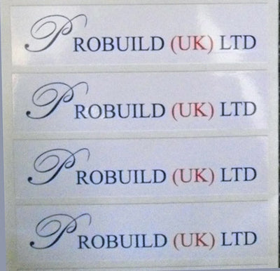 200mm x 100mm Rectangular Printed Labels