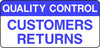 Quality Control Customers Returns Labels