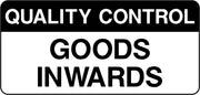 Quality Control Goods Inwards Labels