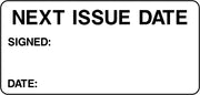 Next Issue Date Labels