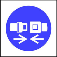 Mandatory Safety Belt symbol Multi-pack signs