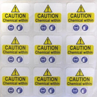 150mm Square Printed Labels