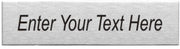 Engraved Stainless Steel Customised Door Sign