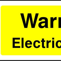 Warning Electric Fence sign