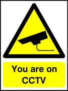 You are on CCTV sign
