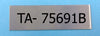 Engraved Stainless Steel Label 50mm x 15mm