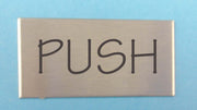Engraved Stainless Steel Label 100mm x 50mm