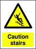 Caution Stairs safety sign