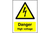 Danger High Voltage safety sign