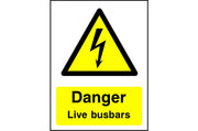 Danger Live Busbars safety sign