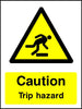 Caution Trip Hazard safety sign