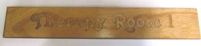 Engraved Wood Door Sign