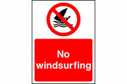 No windsurfing sign