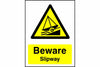 Beware Slipway sign
